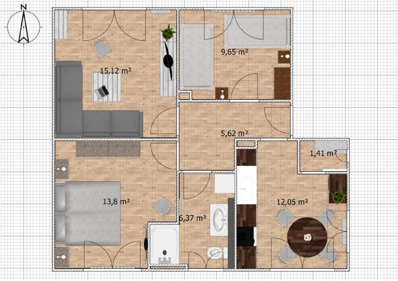 Ferienwohnung Stadtidyll Винтерберг Екстериор снимка